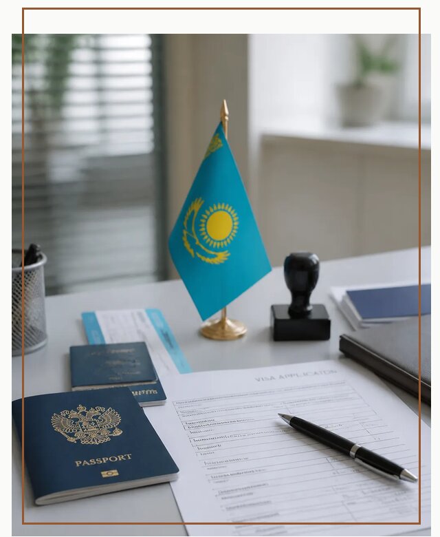Оформление визы в Казахстан для поездки и работы в Алексине